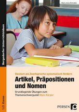 Artikel, Präpositionen & Nomen - Mein Körper 1/2