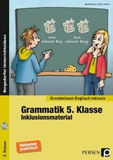 Grammatik 5. Klasse - Inklusionsmaterial Englisch, m. CD-ROM