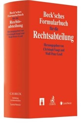Beck'sches Formularbuch für die Rechtsabteilung