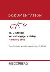 Dokumentation 18. Deutscher Verwaltungsgerichtstag Hamburg 2016