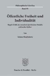 Öffentliche Freiheit und Individualität