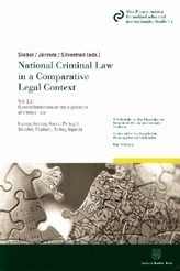 National Criminal Law in a Comparative Legal Context. Vol. 2.2