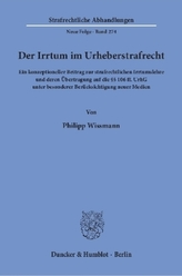 Der Irrtum im Urheberstrafrecht