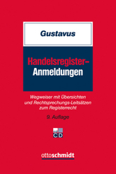 Handelsregister-Anmeldungen, m. CD-ROM