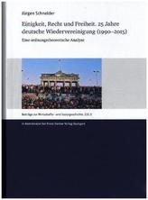 Einigkeit, Recht und Freiheit. 25 Jahre deutsche Wiedervereinigung (1990-2015)