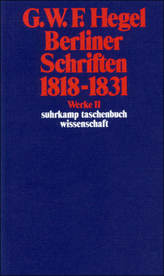 Berliner Schriften 1818-1831