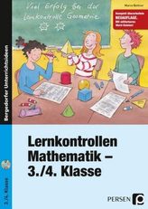 Lernkontrollen Mathematik - 3./4. Klasse, m. CD-ROM