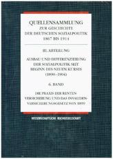 Band 6: Die Praxis der Rentenversicherung und das Invalidenversicherungsgesetz von 1899