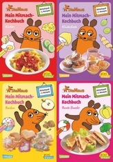 Die Maus - Mein Mitmachkochbuch, 4 Bde.