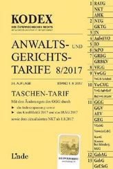 KODEX Anwalts- und Gerichtstarife 8/2017