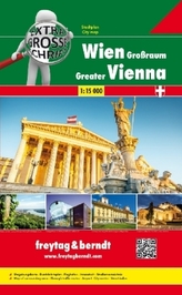 Freytag & Berndt Städteatlas Wien Großraum, Riesenatlas 1:15.000. Greater Vienna