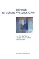 Jahrbuch für Schöne Wissenschaften. Bd.3