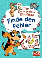 Mein Kindergarten-Rätselspaß - Finde den Fehler