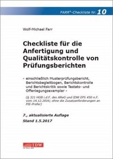 Checkliste für die Anfertigung und Qualitätskontrolle von Prüfungsberichten