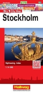 3 in 1 City Map Stockholm