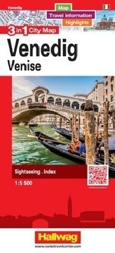 3 in 1 City Map Venedig / Venise