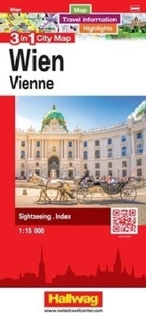 3 in 1 City Map Wien / Vienne