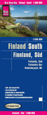 World Mapping Project Reise Know-How Landkarte Finnland, Süd (1:500.000). Finland,South / Finlande, Sur / Findlandia, Sur