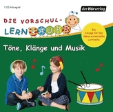 Die Vorschul-Lernraupe: Töne, Klänge und Musik, 1 Audio-CD