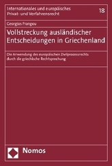 Vollstreckung ausländischer Entscheidungen in Griechenland
