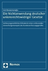 Die Nichtanwendung deutscher unionsrechtswidriger Gesetze