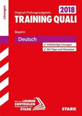 Training Quali Bayern 2018 - Deutsch Lösungen