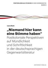 Niemand hier kann eine Stimme haben