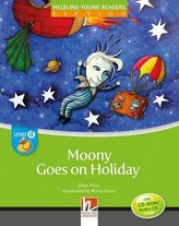 Moony Goes on Holiday, mit 1 CD-ROM/Audio-CD