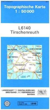 Topographische Karte Bayern Tirschenreuth