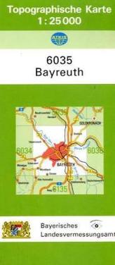 Topographische Karte Bayern Bayreuth