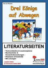 Jo Pestum 'Drei Könige auf Abwegen', Literaturseiten