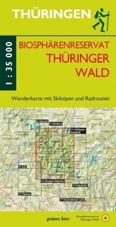 Wanderkarte Biosphärenreservat Thüringer Wald