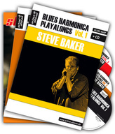 Blues Harmonica Playalongs, 3 Bde. + 3 Audio-CDs