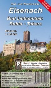 KKV Rad- und Wanderkarte Eisenach - Bad Liebenstein - Ruhla - Tabarz