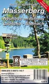 KKV Rad- und Wanderkarte Masserberg - Neuhaus am Rennweg - Lauscha - Steinach