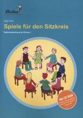 Spiele für den Sitzkreis, m. CD-ROM