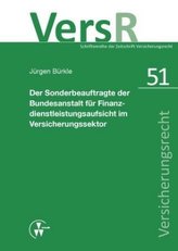 Der Sonderbeauftragte der Bundesanstalt für Finanzdienstleistungsaufsicht im Versicherungssektor