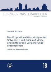 Das Proportionalitätsprinzip unter Solvency II mit Blick auf kleine und mittelgroße Versicherungsunternehmen