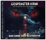 Gespenster-Krimi - Das Erbe der Blutbestie, 1 Audio-CD