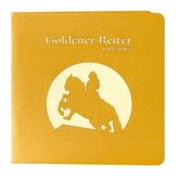 Wunderkarte Goldener Reiter Dresden gold