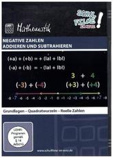 Negative Zahlen addieren und subtrahieren, 1 DVD