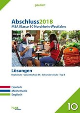 Abschluss 2018 - MSA Klasse 10 Nordrhein-Westfalen Lösungen
