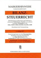 BILANZSTEUERRECHT Markierhinweise/Fußgängerpunkte für das Steuerberaterexamen