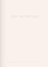 Vom Verbergen