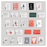 25 handgemachte Weihnachtskarten