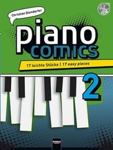 piano comics, m. Audio-CD. Bd.2