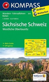 Kompass Karte Sächsische Schweiz - Westliche Oberlausitz