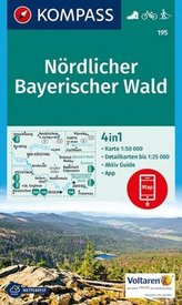 Kompass Karte Nördlicher Bayerischer Wald