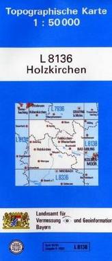 Topographische Karte Bayern Holzkirchen