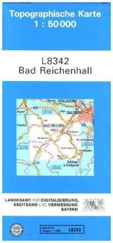 Topographische Karte Bayern Bad Reichenhall